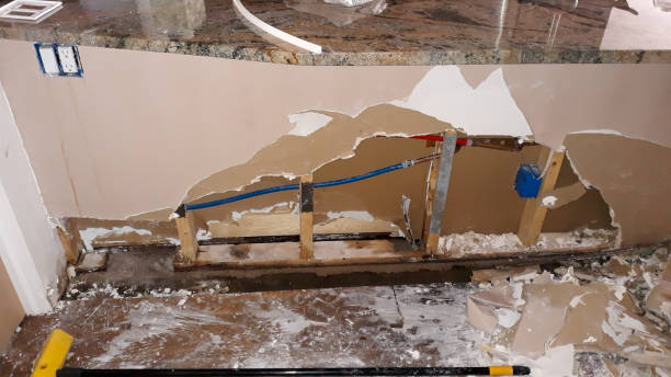 Water damage restoration process in MD